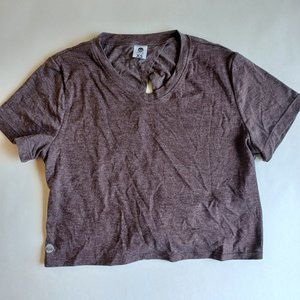 Senita Athletics Twisted Back Crop Top